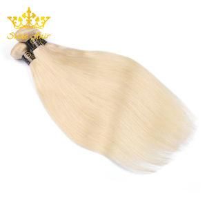 Blonde Color #613 Brazilian Peruvian European Indian Hair Bundles with Straight Texture