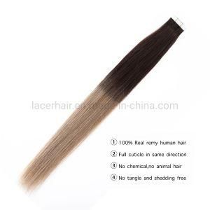 T#4-18 Bulk Hair Extension 100% Unprocessed Virgin Remy Tape Human Hair Extensions