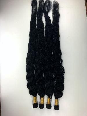 I Tip Keratin Pre Bonded Hair Extensions Body Wave Real Remy Human Hair on The Capsule Fusion Hair 0.8g/S 40g/Pack
