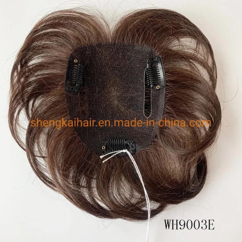 Wholesale Premium Quality Mono Top Full Handtied Synthetic Hair Toppers