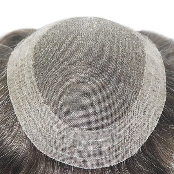 Ljc469 Fine Welded Mono with 1 1/2" Double Layer Around Human Hair System