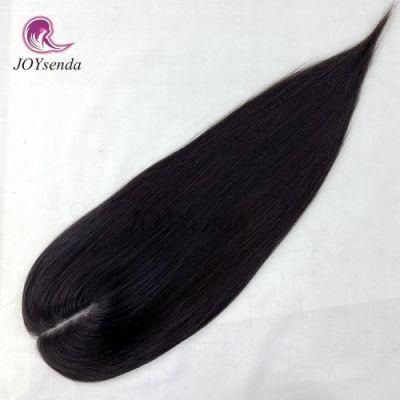 Natural Color Injection Base Virgin Remy Hair Skin Top Hair Topper/Hair Pieces for Women