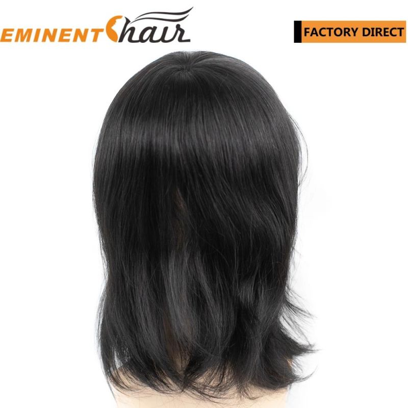 French Lace with PU Edge Base Women Wig Hairpiece