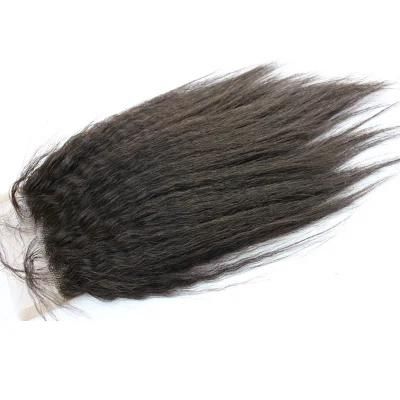Wendyhair Kinky Straight Closure Weave Branzlian Hair Extension