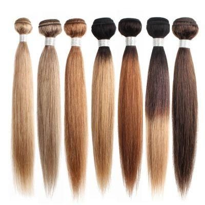Hot Sales Brazilian Human Hair Straight Hair Weave Bundles Hair Weft Bundles Ombre Remy Hair Virgin Hair Human Hair Extensions