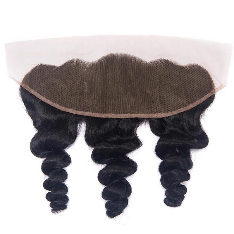 Raw Brazilian Hair Loose Wave Human Hair Bundles with Frontal