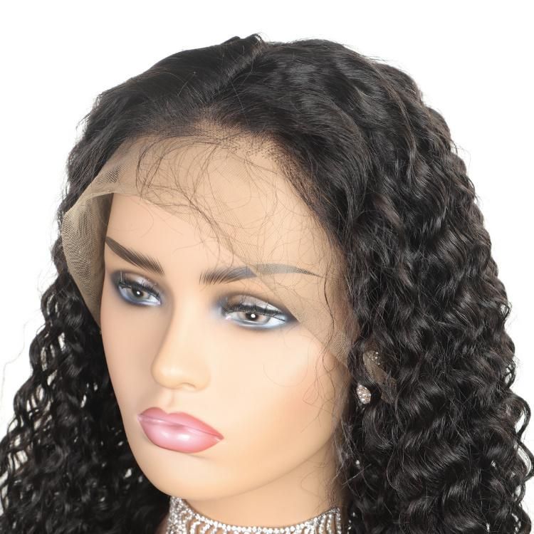 Wholesale 4X4 Lace Frontal Wig Kinly Curly Human Hair Wigs