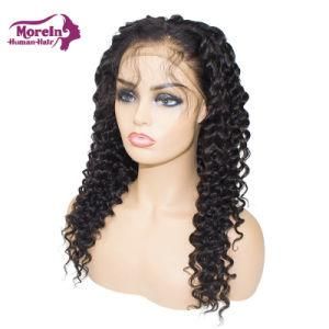 Morein Deep Wave Brazilian Virgin Full Lace Human Wigs 150%-200% Density Human Hair Wig