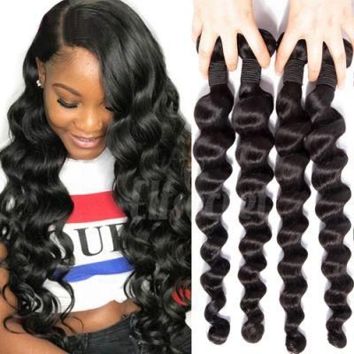 Kbeth Wholesale Cheap Deep Loose Wave Virgin Cuticle Aligned Human Hair Weaving Bundles Raw Indian Human Hair Extension