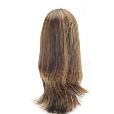 Long Layer Long Hair Natural Straight European Hair Kosher Full Cap Wig