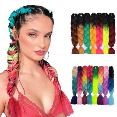 Kbeth Low Price Synthetic Hair Extension Jumbo Braiding Hair Braiding Hair for Girls