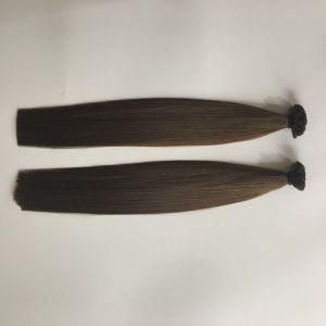 6# Keratin Flat Nail Tip Brazilian Virgin Remy Human Hair Extensions