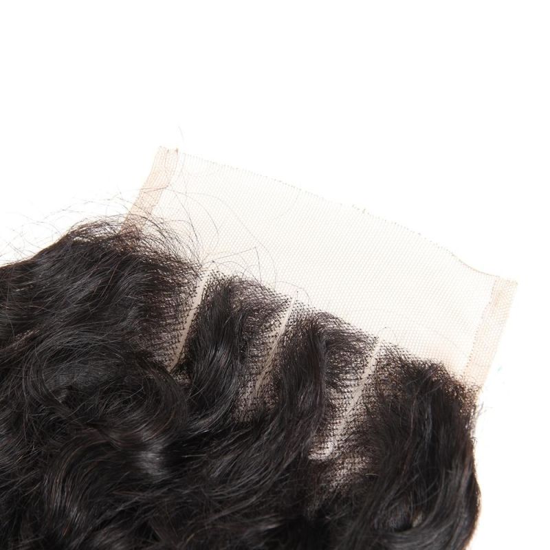 Kbeth 3 Part Toupee for Black Girls 2021 Fashion 5*5 Swiss Lace Malaysian Deep Wave Bundles with Toupee Raw Virgin Human Hair Kasana Exports China