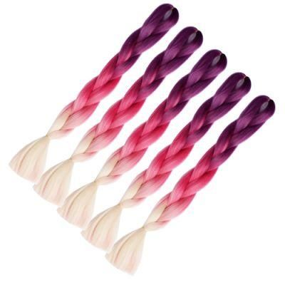 Wholesale Hair Extension Ombre Synthetic Hair 3 Colors
