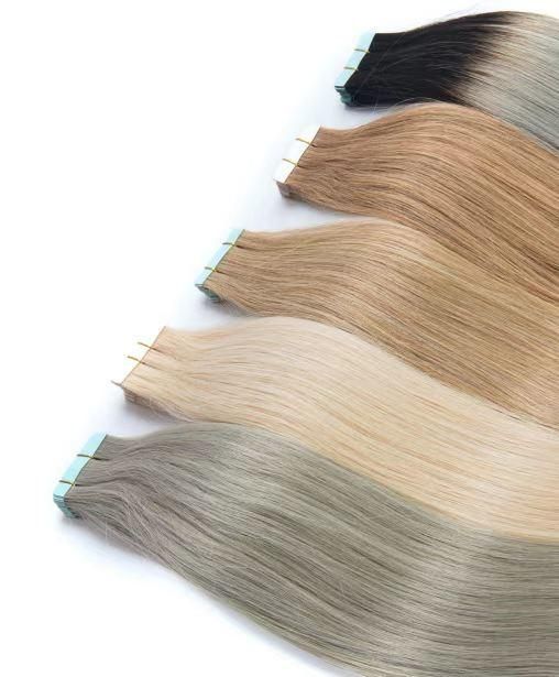 Double Drawn Remy European Injection Tape in Hair Extensions Invisible Tape Hair, Injected Invincible Tape Hair Extension