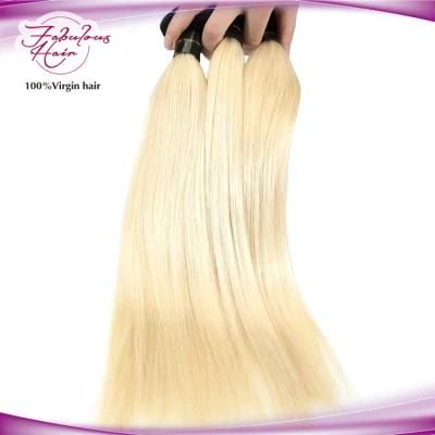 Wholesale Price Glueless 1b/613 Color Straight Brazilian Hair Weft