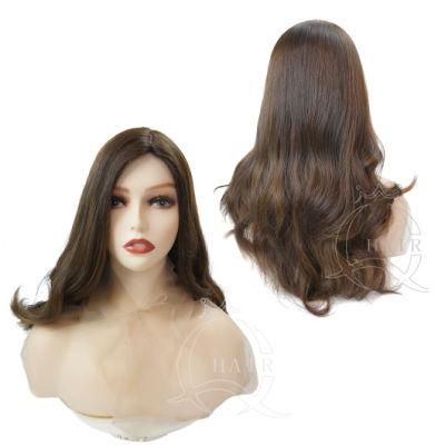 Unprocessed Natural Hair Custom Wigs Silk Top Kosher Jewish Wig Lace Top Wig Lace Frontal Wig