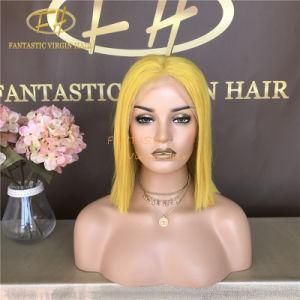 Wholesale Brazilian/Indian Virgin/Remy Human Hair Full/Frontal Lace Bob Wig with Tangle Free