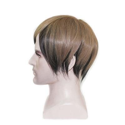 Custom Made Dyed Hair French Lace Men&prime;s Toupee