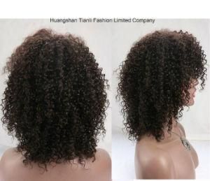 New Arrival 7A Indian Human Hair Kinky Curl Wig