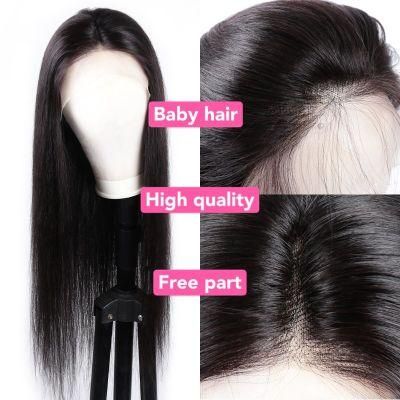 Human Hair Transparent Lace Closure Wigs 4X4 Transparent Lace Frontal Wig HD Transparent Lace Front Wigs