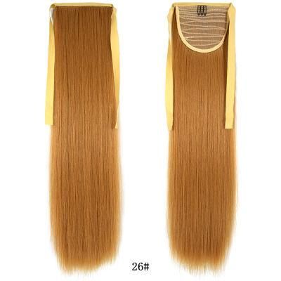 Wendyhair Ponytail Extensions Long Straight Wrap Synthetic Hair