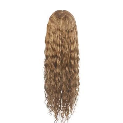 Human Hair Invisible Knots Silk Top Full Lace Hair Replacement