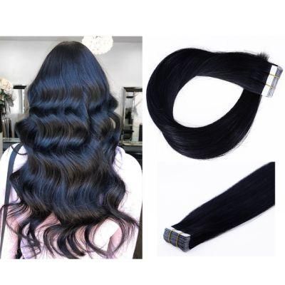 Hair for Woman Tape in Human Hair Extensions Skin Weft Natural Machine Remy Straight Double Sided Adhesive Hair