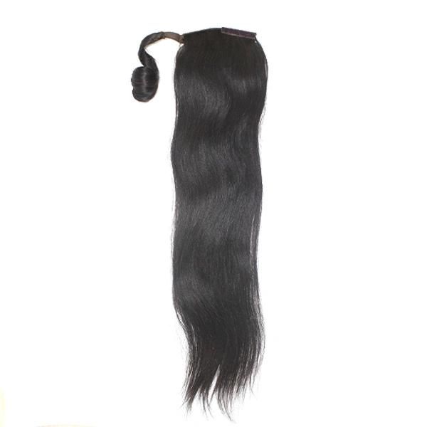 100% Human Hair Ponytail Female Toupee