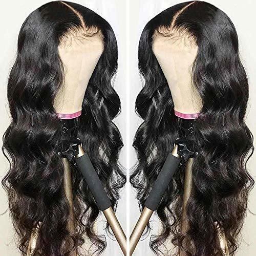 Hair 13X3 Glueless Synthetic Lace Front Wigs Black Wigs for Black Women Long Wavy Wig Heat Resistant Fibe Real Natural Synthetic Wigs