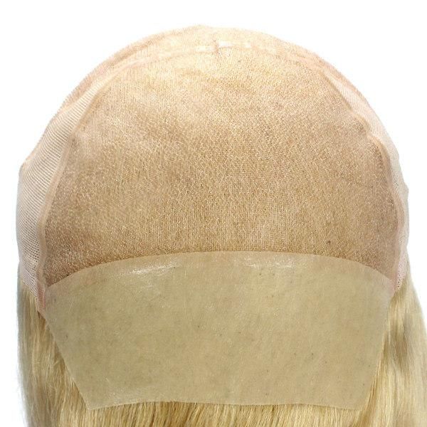 Ntw3 Fine Welded Mono with Lace Front and PU on Sides Back Natural Human Hair Wig