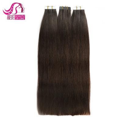 Good Natural Straight Hair 100% European Hair Tape Hair Extension