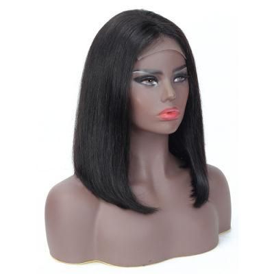 Top Quality 4*4 Bob Front Lace Straight Brazilian Hair Wigs