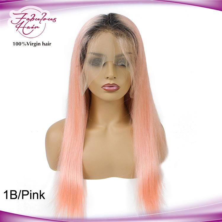 100% Brazilian Remy Natural Full Lace Front Human Hair Wigs
