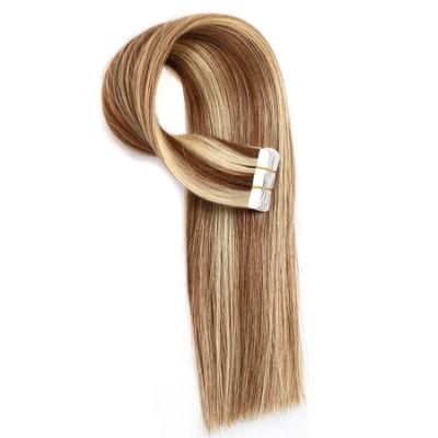 High Grade Tape in Hair Extensions, Piano Color Human Hair Tape Hair