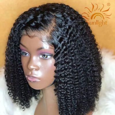 Kinky Curly Short Wigs 10A Human Hair 13X6 Lace Front