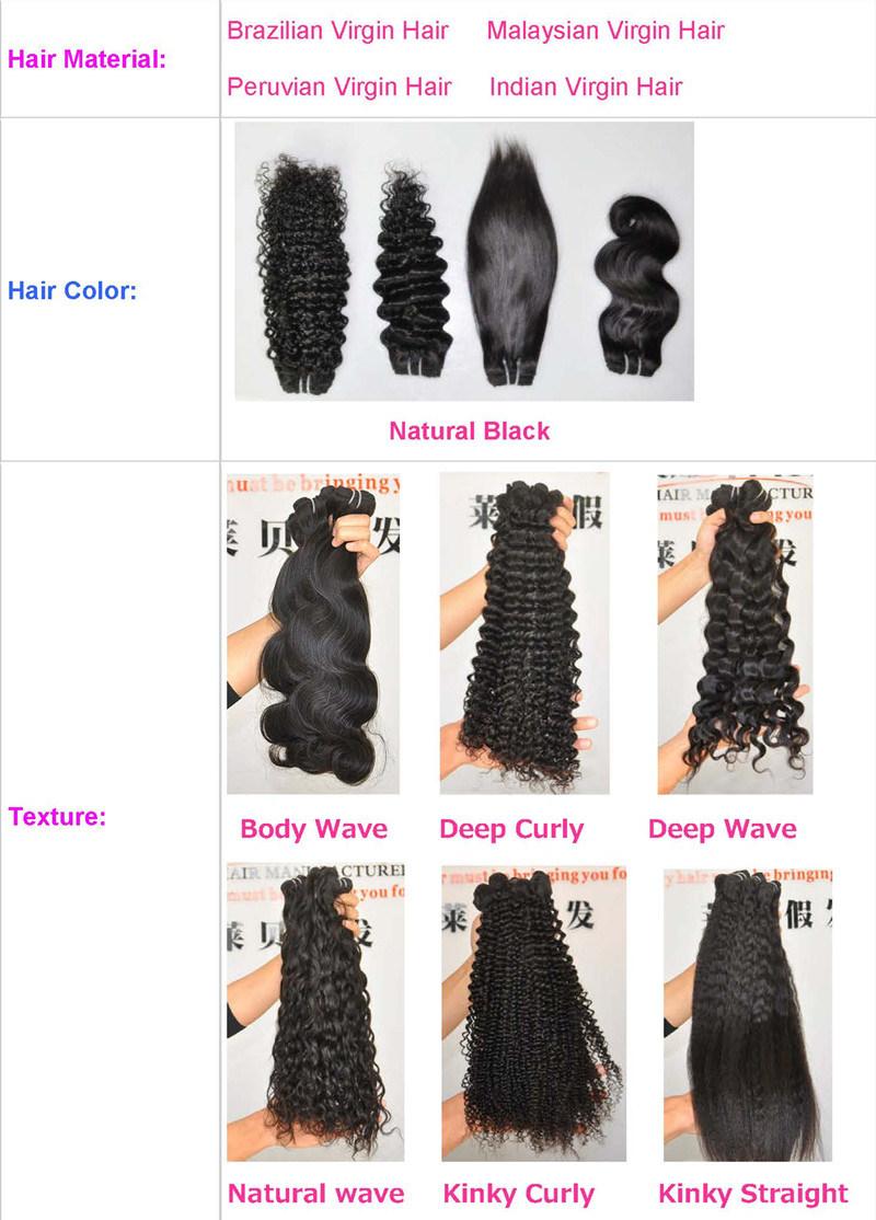100% Human Natural Brazilian Virgin Hair Extension Kinky Curly Hair Weave Lbh 129