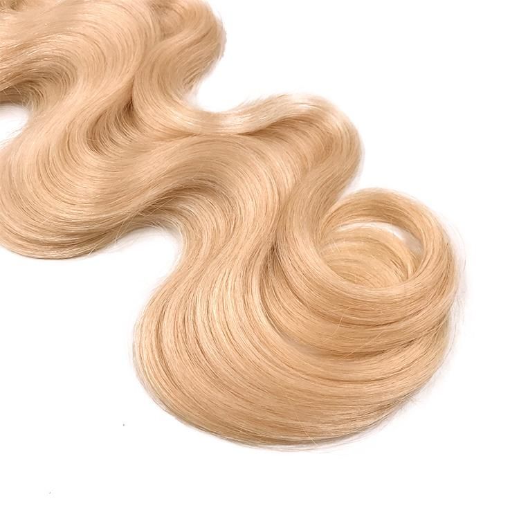 Double Drawn Cuticle Aligned Human Hair Body Wave U Tip Hair Extension #60