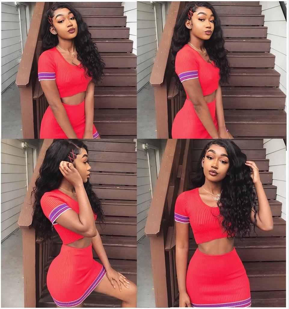 Brazilian Virgin Human Hair Full Lace Wig for Black Women