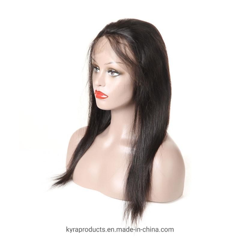 High Quality and Popular Brazalian Human Hair Straight Weft 150% Density Full Lace Wig Free Shipping