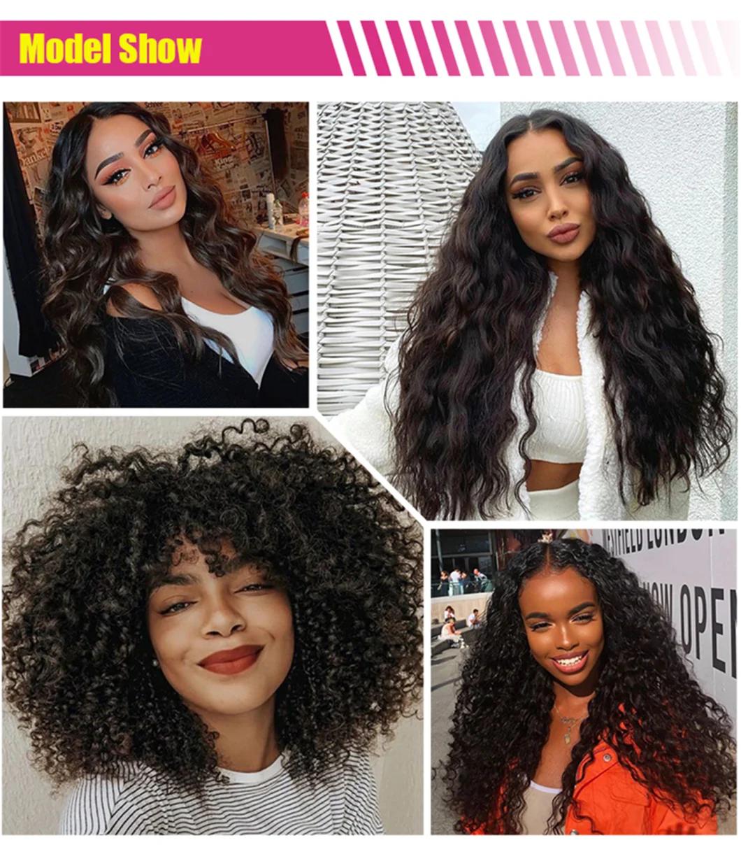 Human Hair Bundles for Black Women T1b/30 Ombre Brazilian Body Wave Human Hair Extensions