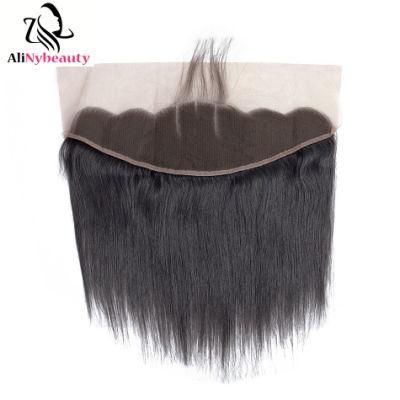 Alinybeauty Natural Straight Brazilian Lace Frontal Closure
