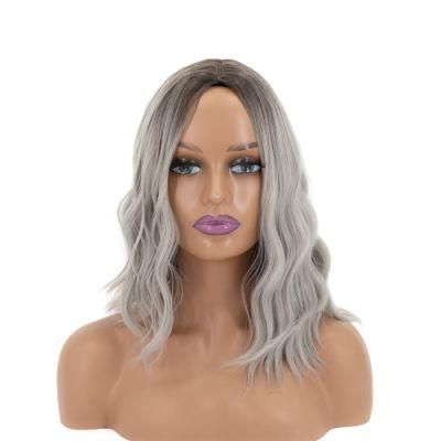 Kbeth Full Lace Wig for Sexy Women 2021 New Arrival 26 Inch Grey Color Regular Body Wave Swiss Full Lace Human Hair Wigs for Lady Wholesale