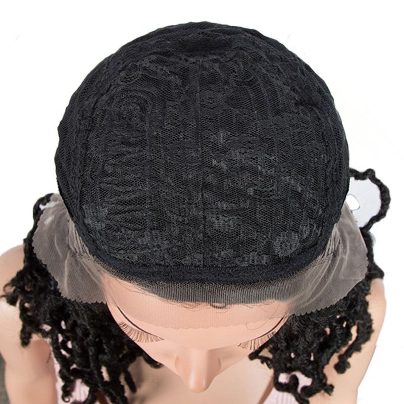 Dreadlock Braids Wig Crochet Twist Dreadlock Hair Wig Twists Fiber Hair Synthetic Hair Lace Front Hair Wigs for Black Women