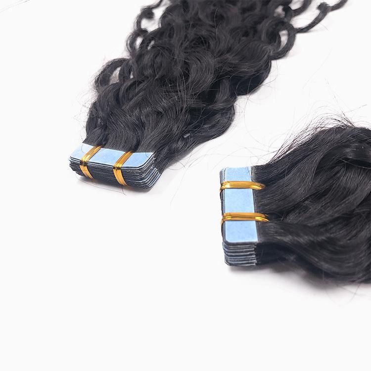 12A Unprocessed Virgin Human Hair Water Loose Wavy Wholesale Tape Hair Extensions