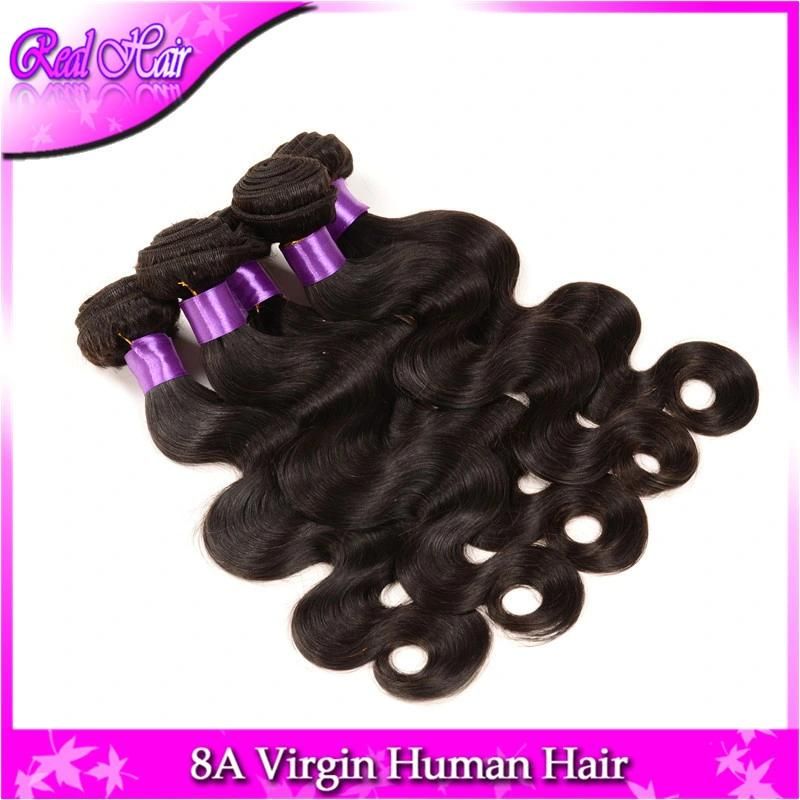 6A Unprocessed Brazilian Straight Hair Weave Bundles Light Yaki 3PC/Lot Natural Black Brazilian Virgin Hair Extensionson on Sale