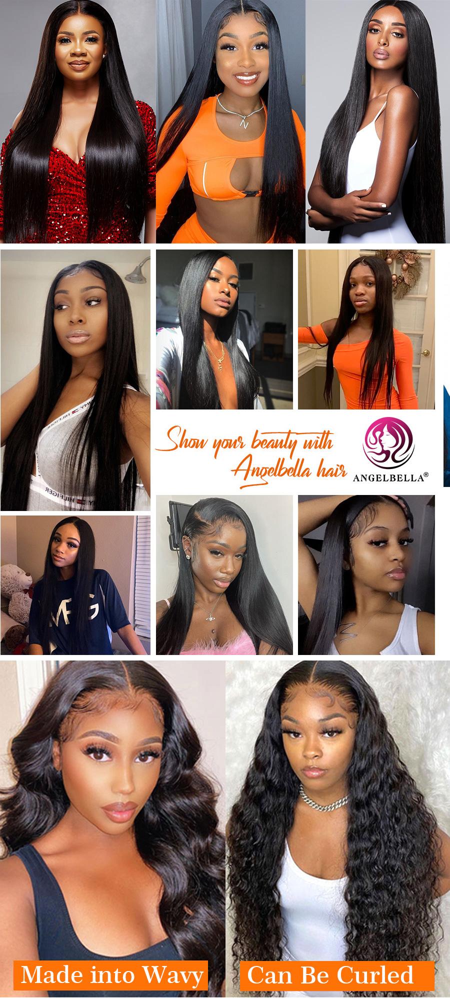 Angelbella Remy Hair High-Quality Human Hair Closure with Long Lifetime