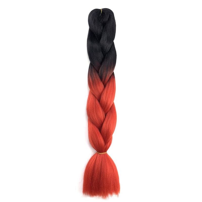 Kbeth Wine Color Synthetic Cheap Extension for Black Women 2021 Fashion 28 30 Inch Braiding Custom Accept Cheaping Price Hair Weave Ready to Ship