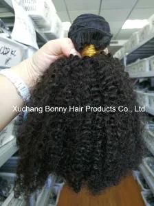 Brazilian Virgin Human Hair Machine Made Hair Weave Hair Extension