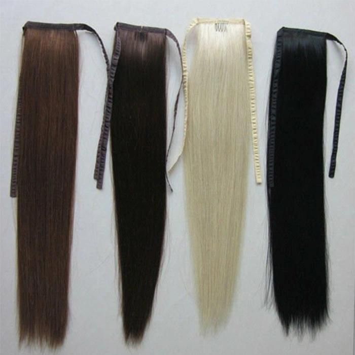 Free Sample Real 613 Raw Blonde Indian Hair, Blonde Human Hair Extension Weave Ponytail